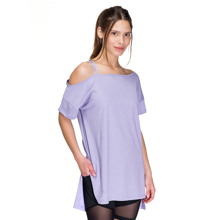 Donna Asymmetrical T-Shirt, Lilac