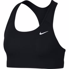 Nike Dri-FIT Swoosh Women's Bra, Black/White 