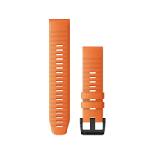 Garmin zamjenski remen za Fenix 6, silikonski, QuickFit 22", Ember Orange