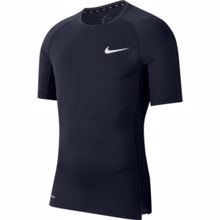 Nike Short-Sleeve Training Top, Obsidian/White