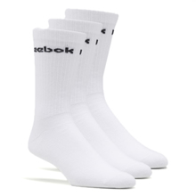 Reebok Core Ankle Active Socks (3 Pair), White 