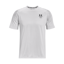UA ArmourPrint Short Sleeve Shirt, Grey/Black 