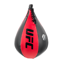 UFC Maya PU Speed Bag, Black/Red