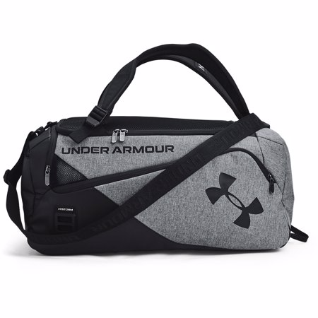 UA Contain Duo Small Duffle Bag, Pitch Grey/Black