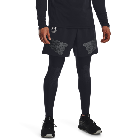 UA ArmourPrint Woven Shorts, Black/Grey 
