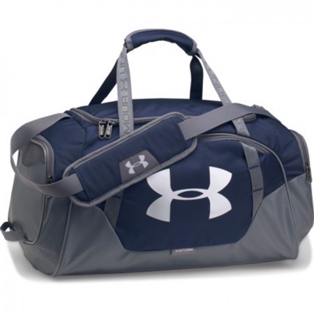 UA Undeniable 3.0 Small Duffle Bag, Midnight Navy/Graphite
