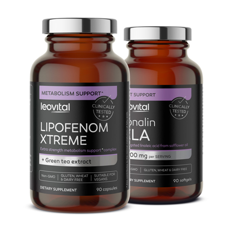 Lipofenom Xtreme, 90 Kapseln + Tonalin CLA, 60 Softgel Kapseln GRATIS