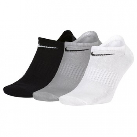 Nike Everyday Lightweight No-Show Training Socks, 3 Pair, Multicolor 