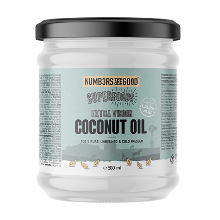Extra Virgin Organic Coconut Oil, 500 ml
