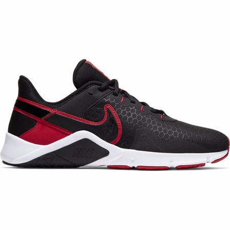 Nike Legend Essential 2 Shoes, Black/University Red/White 