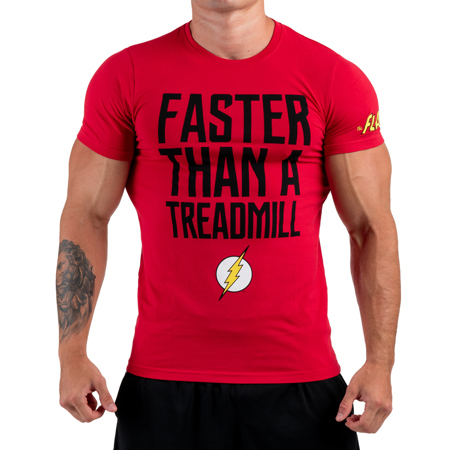 Flash, Faster than a treadmill, Muscle Fit Tee 