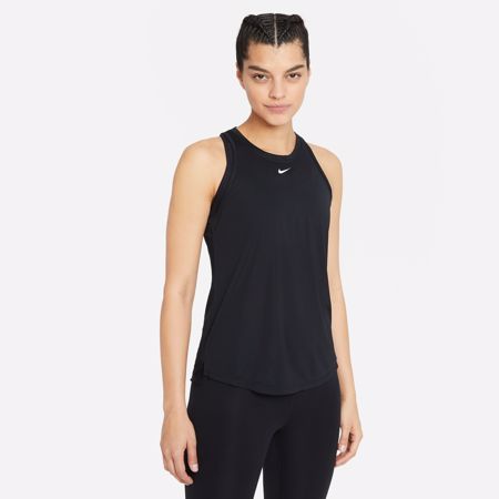 Nike Dri-Fit One Women's Tank Top, Black/White 