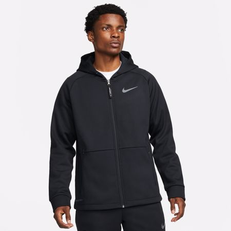 Nike Pro Therma-Fit Full Zip Jacket, Black/Iron Grey 