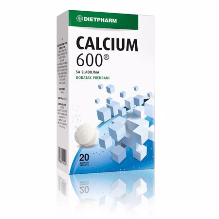Calcium 600, 20 šumećih tableta