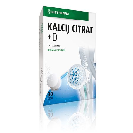 Kalcij Citrat + D, 30 šumećih tableta