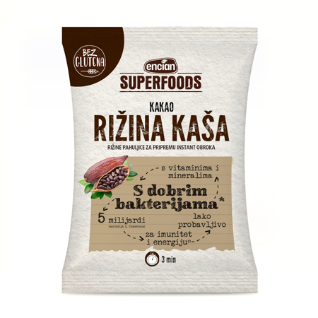 Superfoods rižina kaša, kakao, 60 g