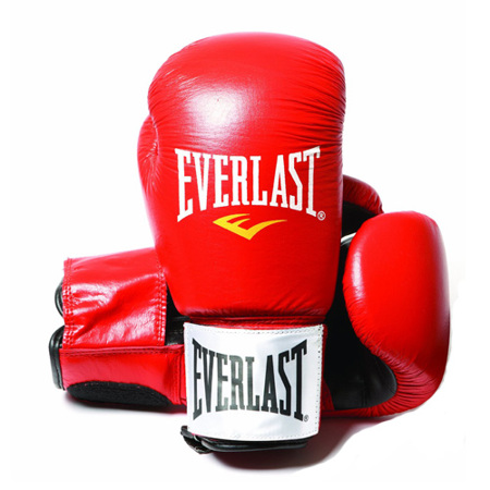 Fighter, kožne boksačke rukavice, crvene 