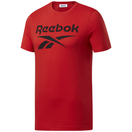 Reebok Graphic Series Big Logo SS Shirt, Motor Red