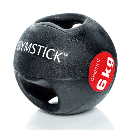Medizinball mit Griffen Gymstick, 6 kg