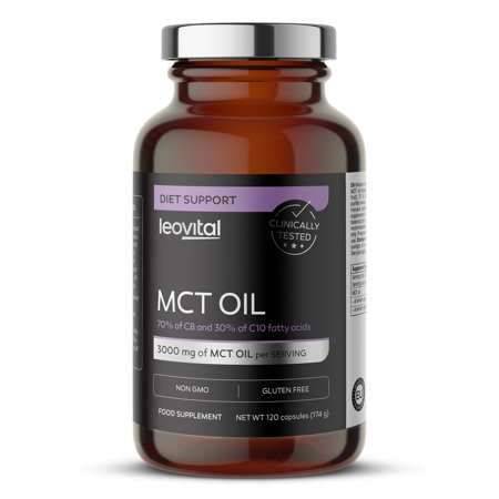 MCT Oil, 120 kapsul