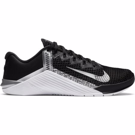 Nike Metcon 6 Women's Training Shoe,  Black/Metallic Silver 