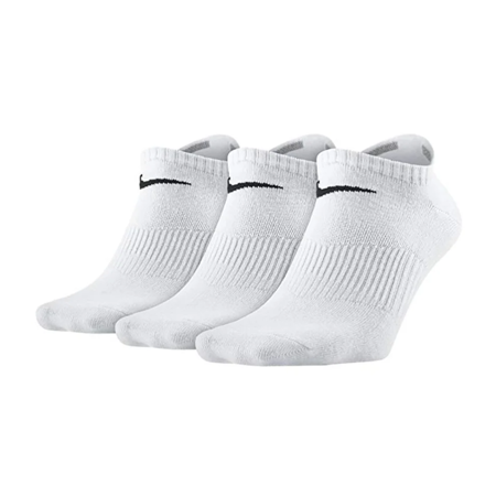 Nike Everyday Lightweight No-Show Training Socks, 6 Pair, White 