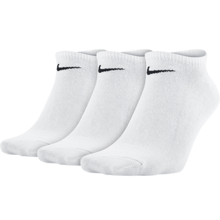 Nike Cushioned No-Show Sock, 3 Pair, White/Black 