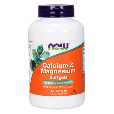 Calcium & Magnesium + D-3 + Zinc, 120 kapsula