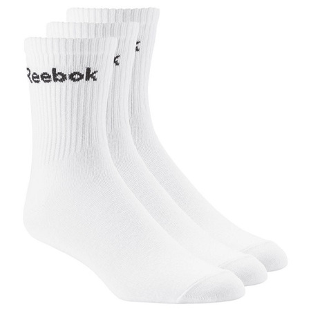 Reebok Crew Socks (3 Pair), White - 47 