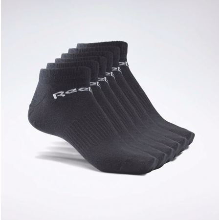 Reebok Active Core Low-Cut Socks, 6 Pairs, Black 