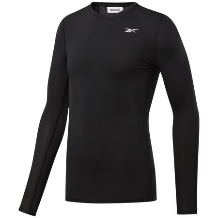 Reebok Workout Ready Compression Long Sleeve Shirt, Black 