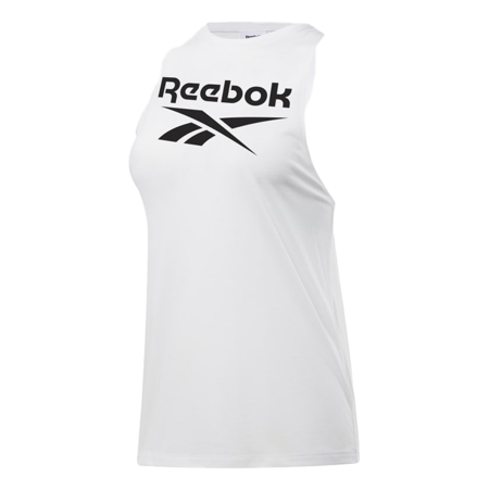 Reebok Workout Ready Supremium Big Logo Tank Top, White 