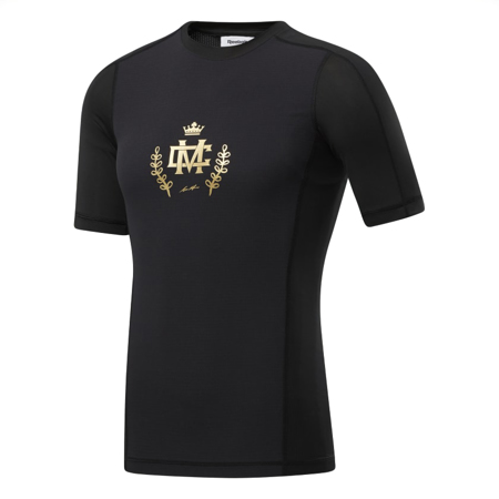 Reebok Combat CMG Rash Guard Shirt, Black 