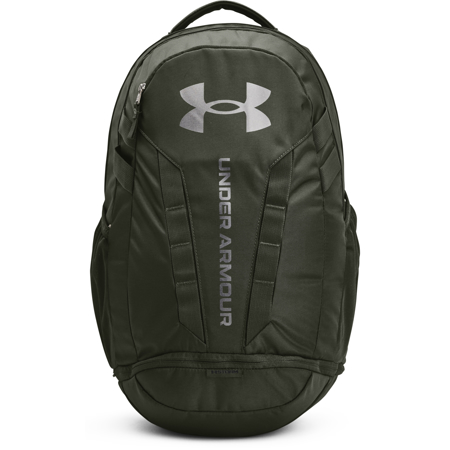 UA Hustle 5.0 Backpack, Baroque Green/Black