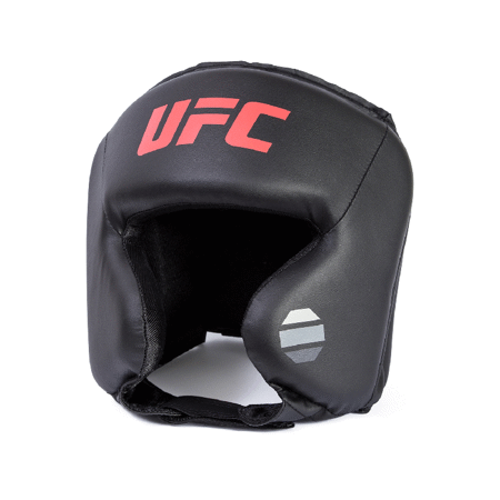 UFC Open Face Training Head Gear, Black