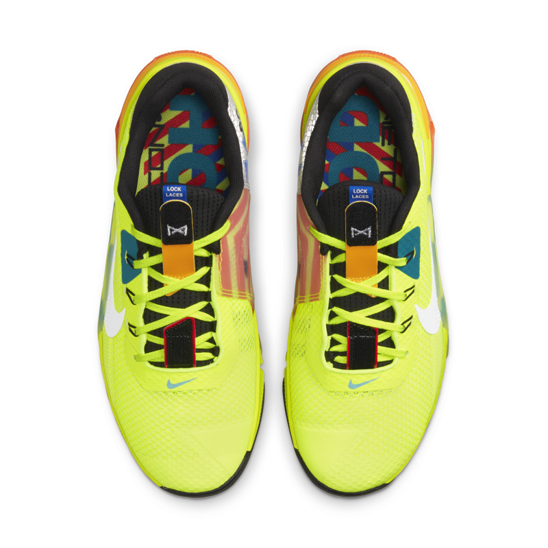 Nike Metcon 7 AMP Training Shoes, Volt/White/Black/Bright Spruce