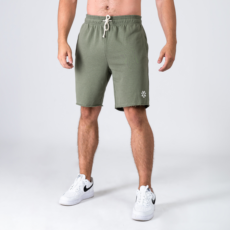 Polleo Men's Prime Comfort Terry Shorts, Green - S