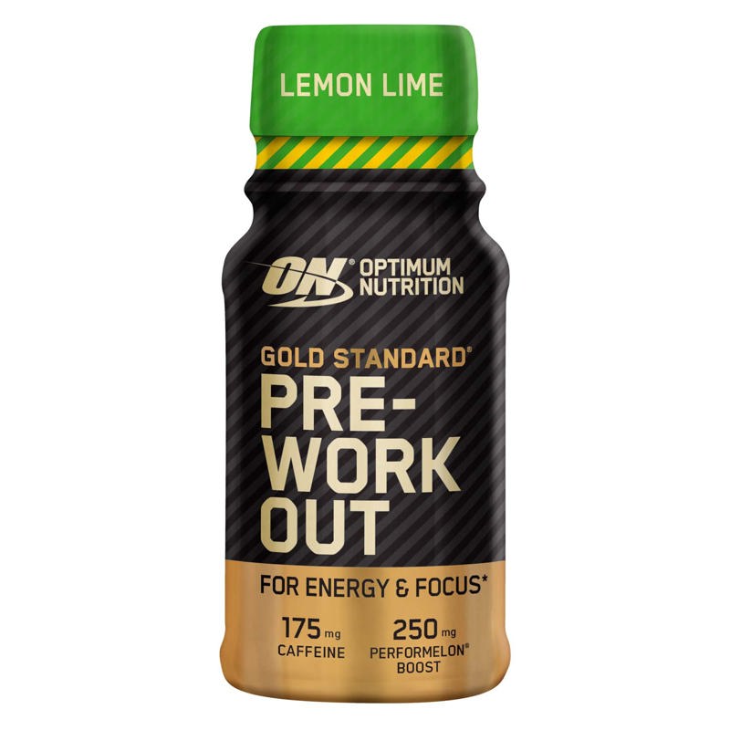 Gold Standard Pre-Workout Shot, 60 ml - Lemon - Lime