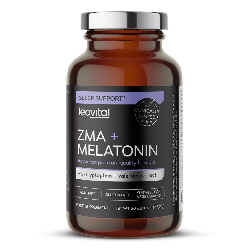 ZMA + Melatonin, 60 kapsula