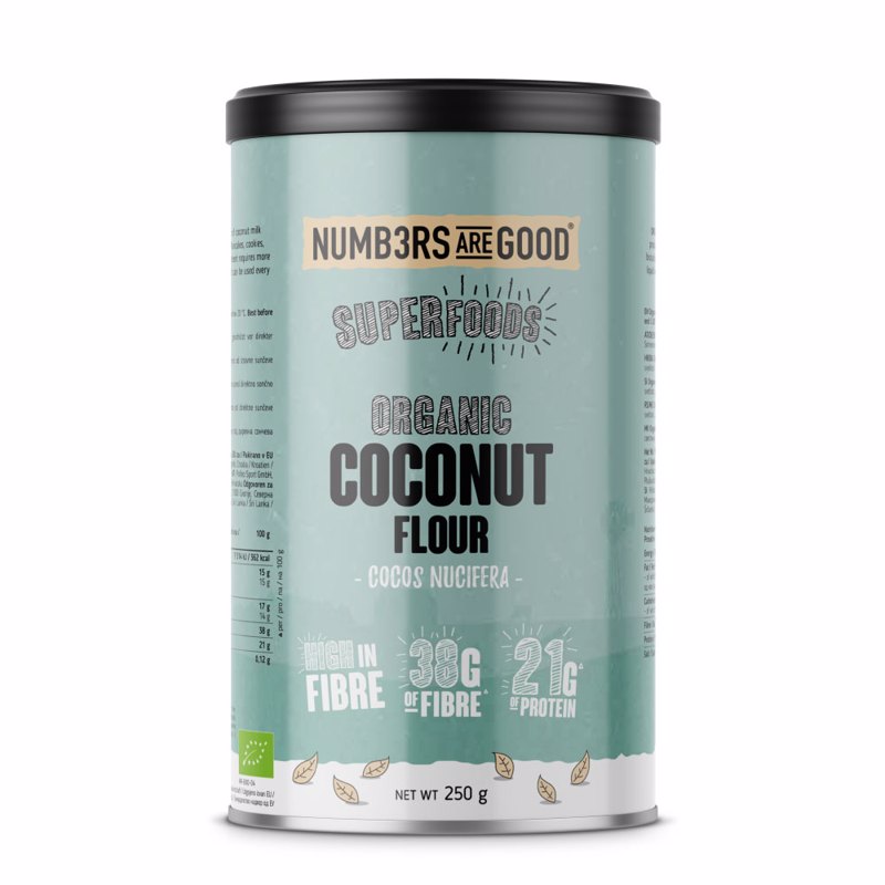 Coconut Flour, Organic, 250 g