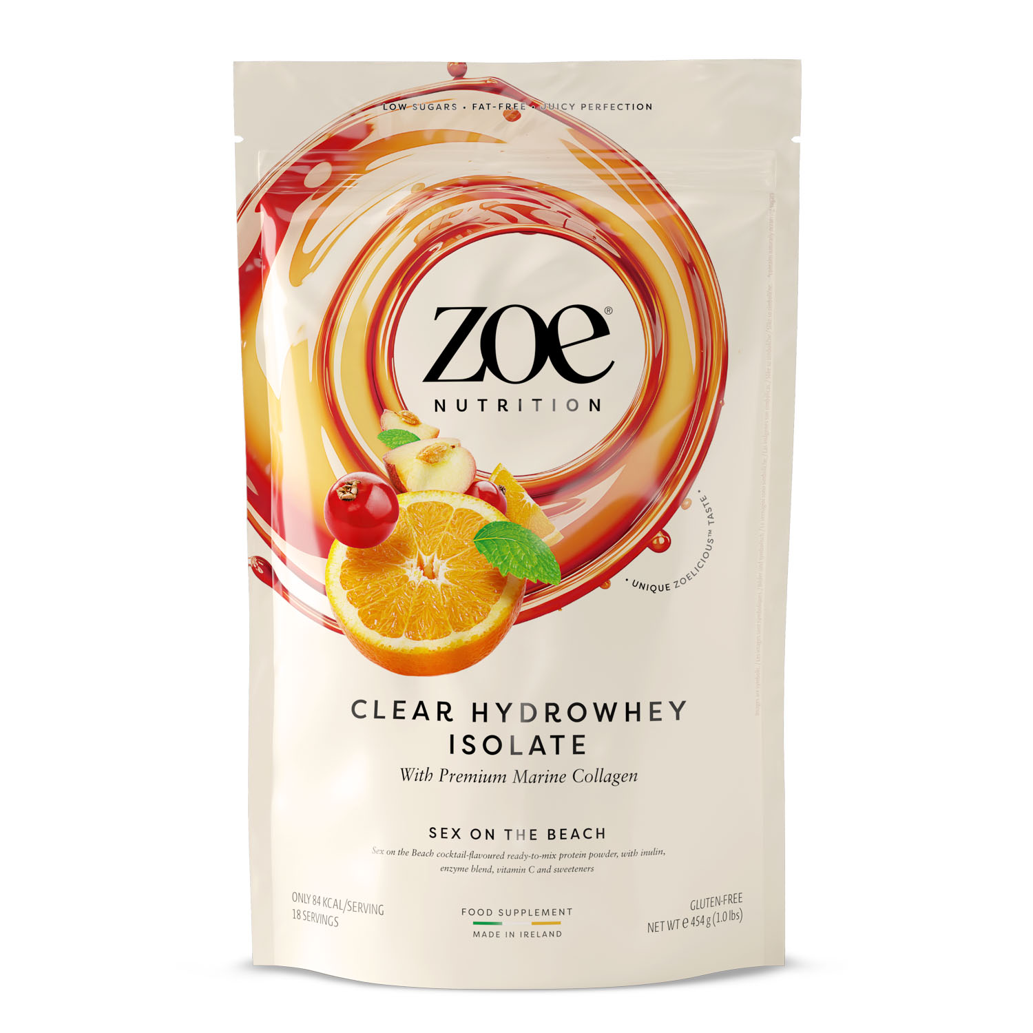 zoe Clear Hydrowhey, 454 g