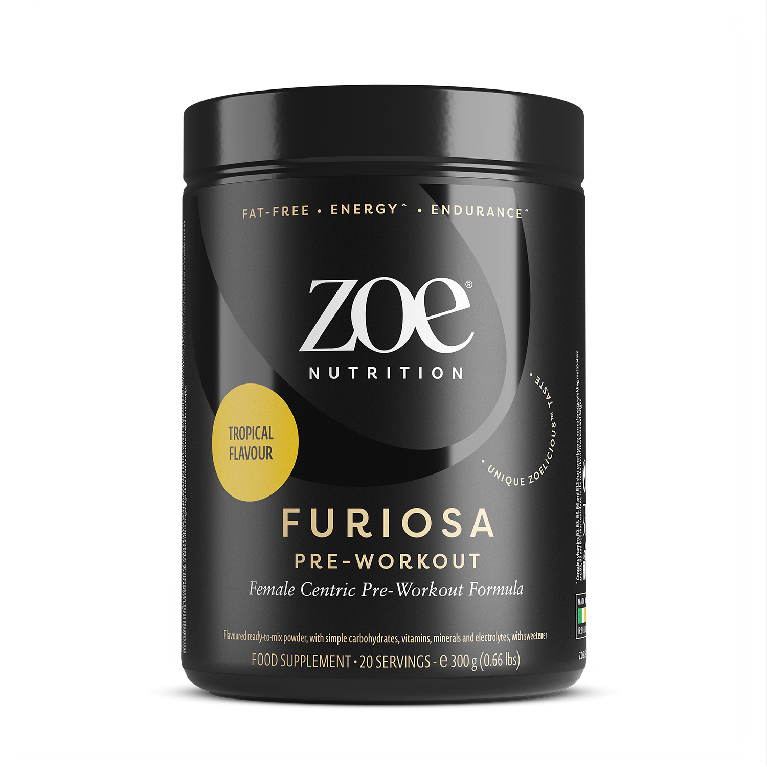 zoe Furiosa Pre-Workout, 300 g