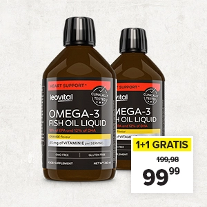 Omega-3 Fish Oil Liquid, 250ml 1+1 GRATIS