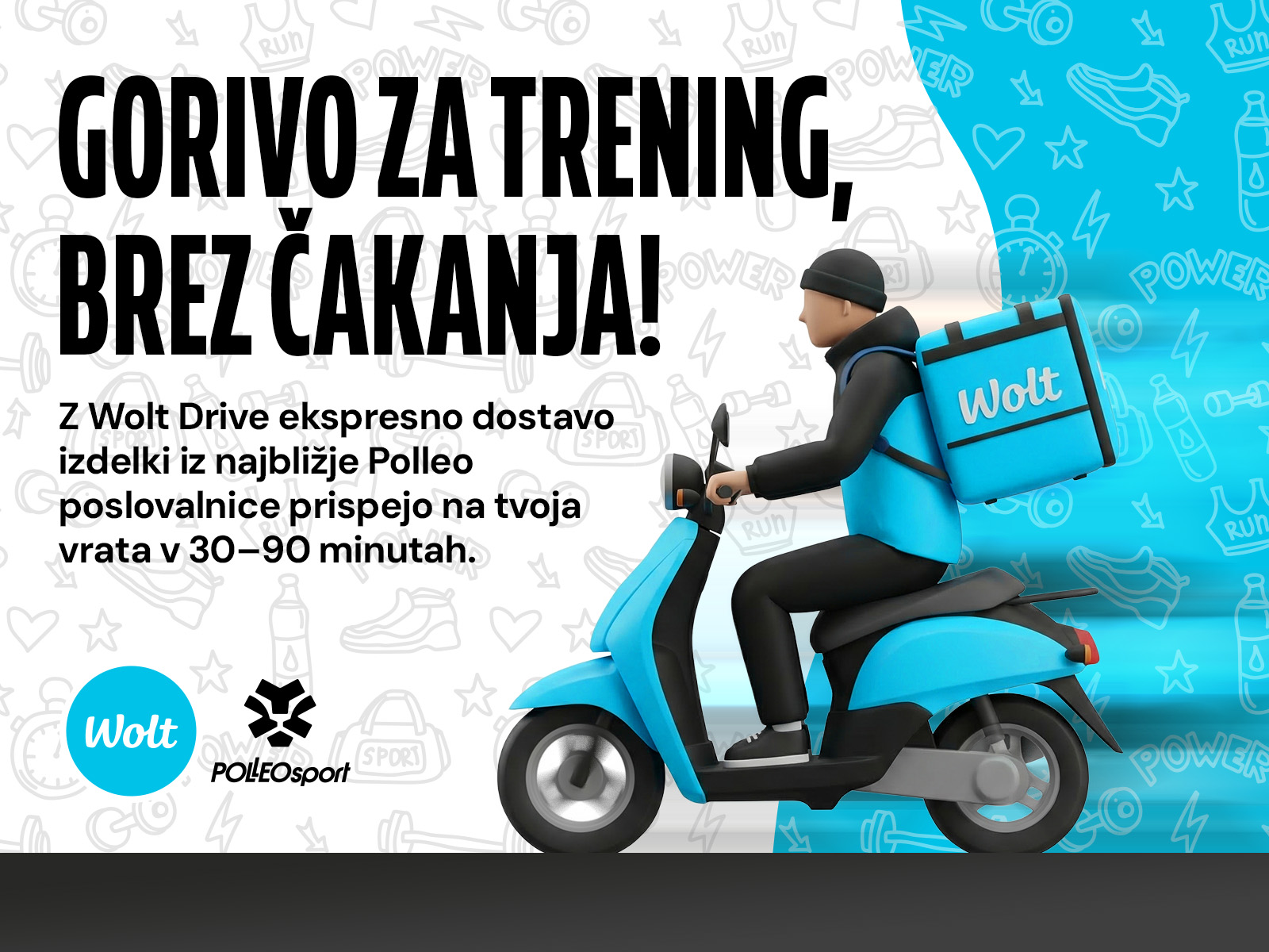 Polleo + Wolt Drive ekspresna dostava